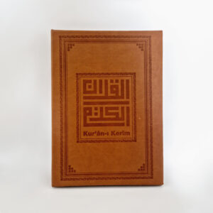 Koranen - brun - læder cover